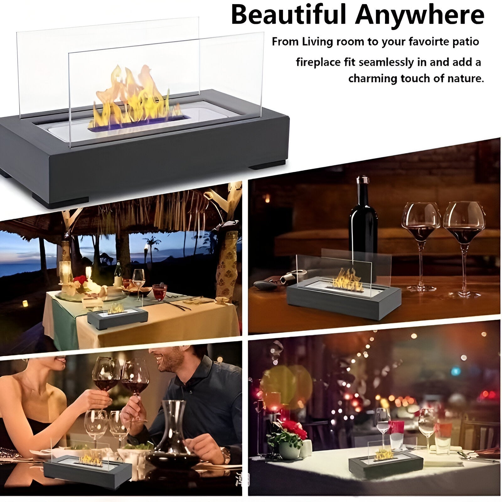 Bioethanol bordpejs – moderne røgfri flamme til inde og ude