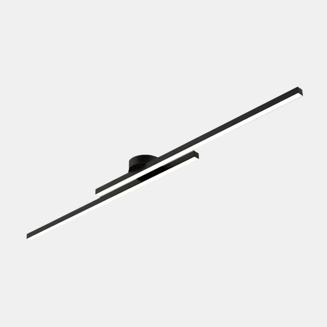 Aluminium LED loftlampe (semi-flush) – slankt lineært dæmpbart design