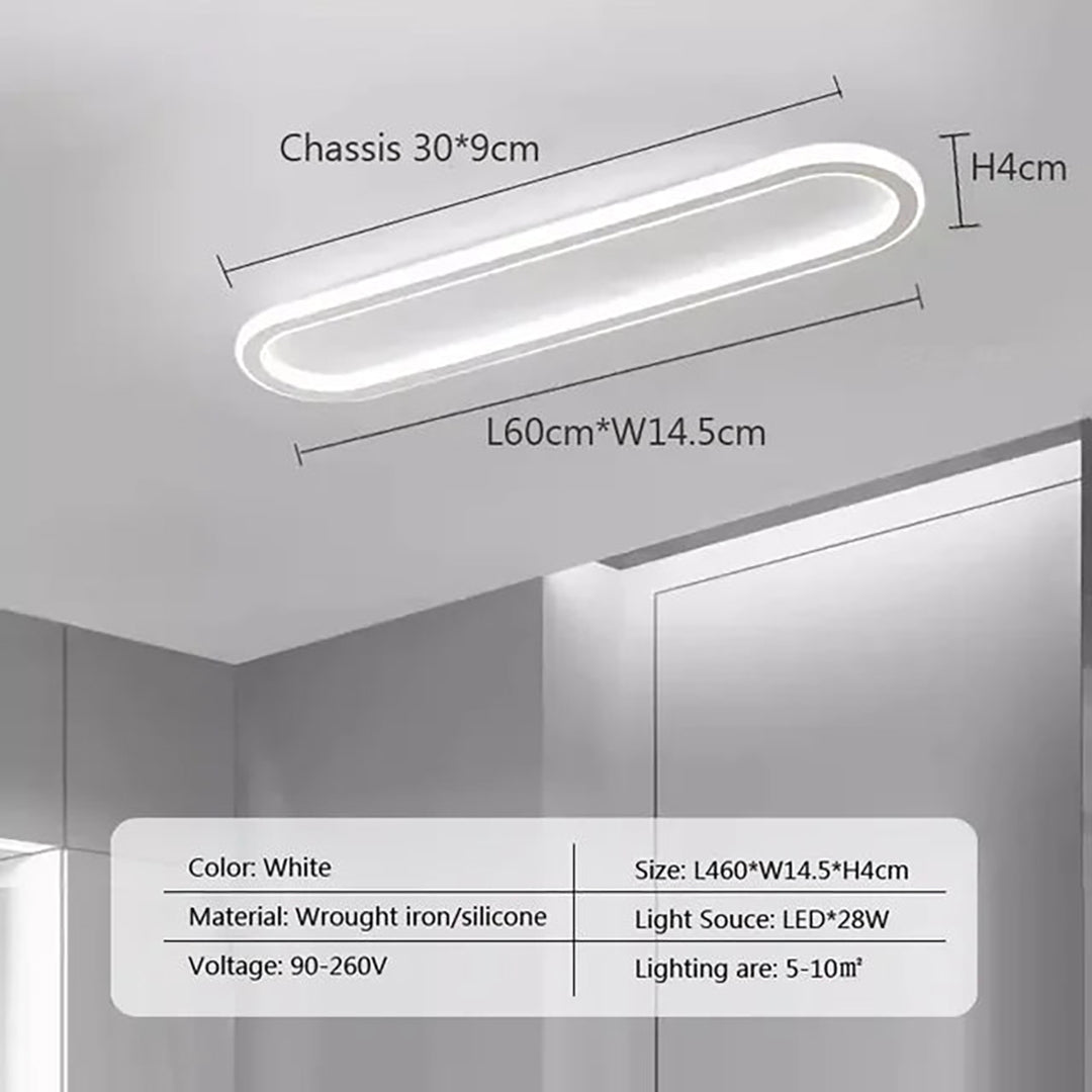 LED flush mount loftlampe – moderne luksusdesign