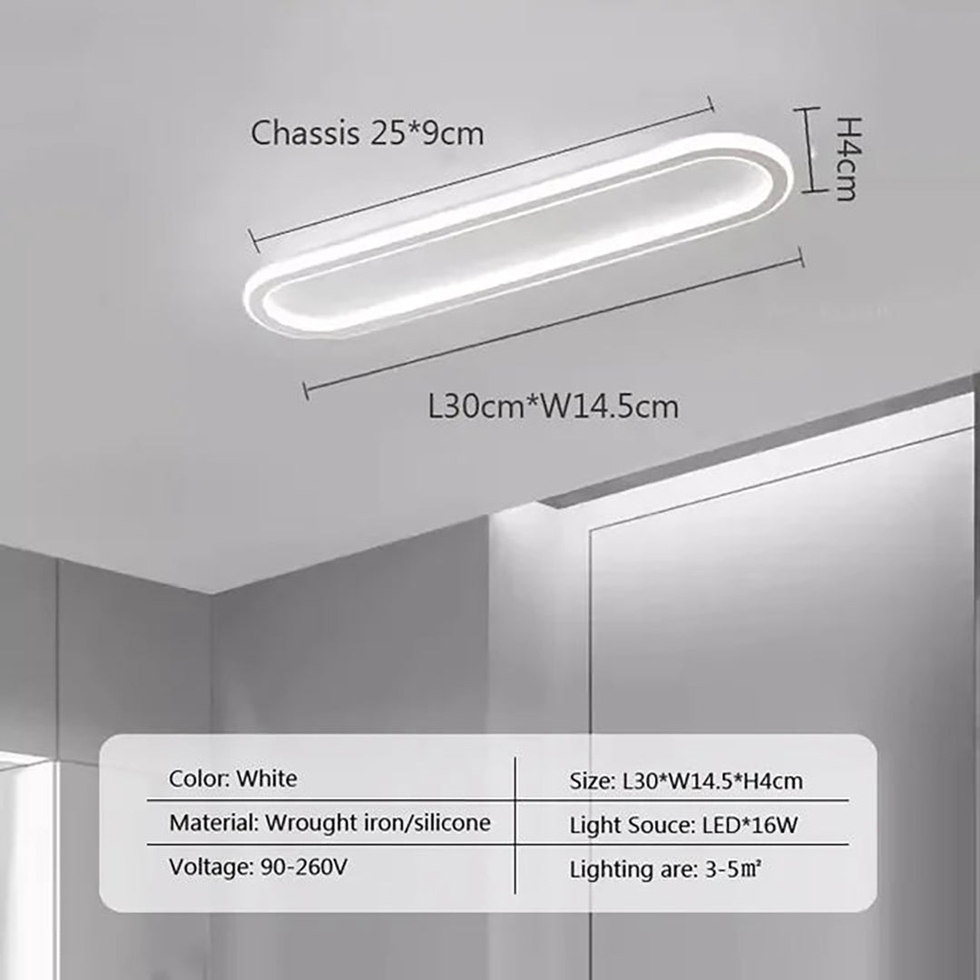 LED flush mount loftlampe – moderne luksusdesign