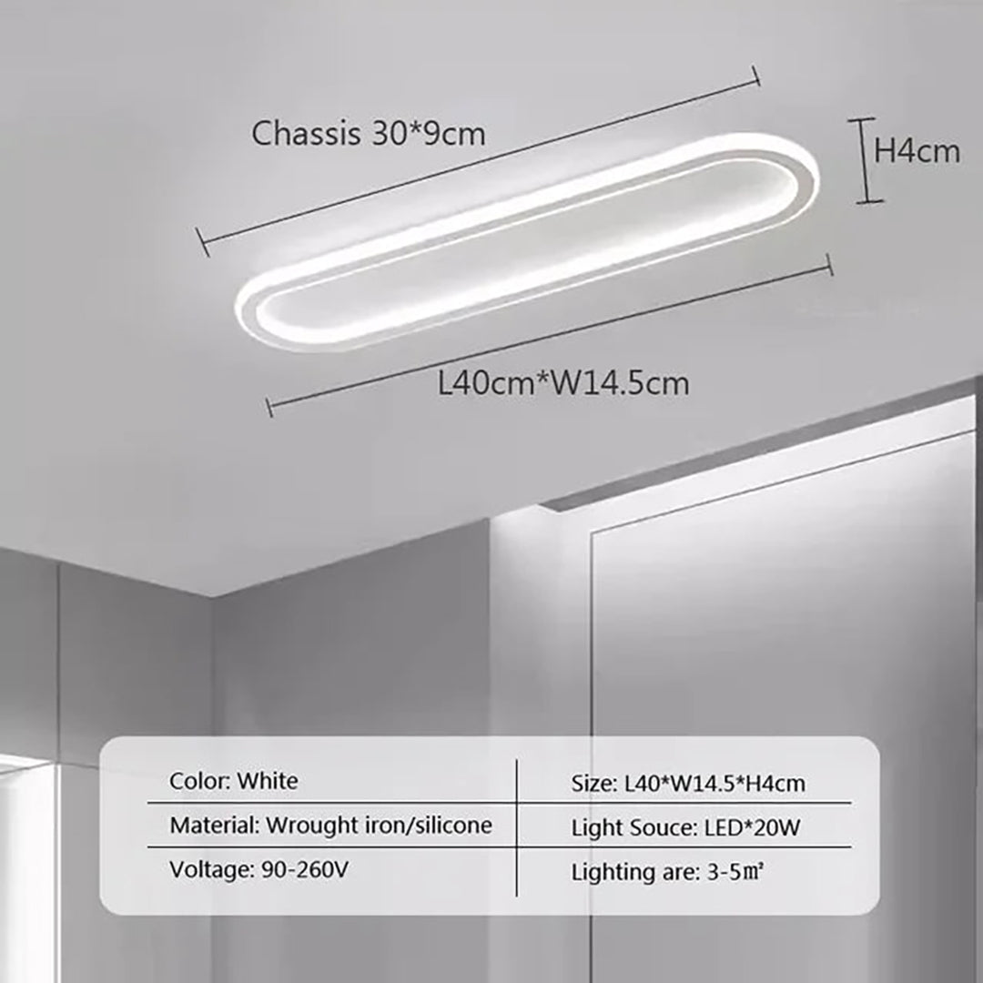 LED flush mount loftlampe – moderne luksusdesign