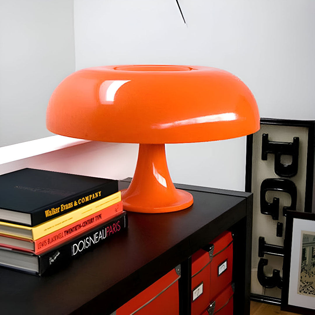 Retro sunrise bordlampe – svampelampe med LED