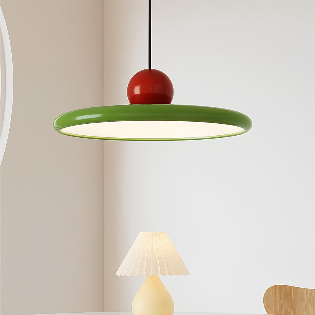 Bauhaus pendellampe – blankt skulpturelt LED design