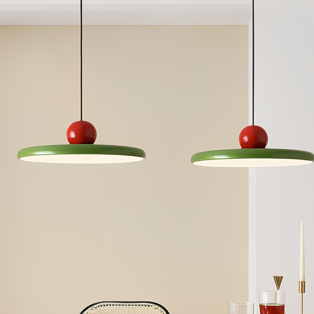 Bauhaus pendellampe – blankt skulpturelt LED design