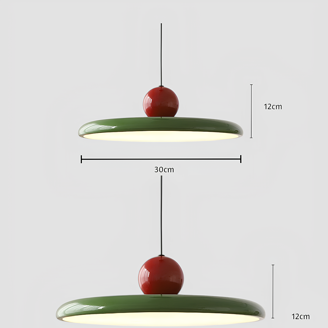 Bauhaus pendellampe – blankt skulpturelt LED design