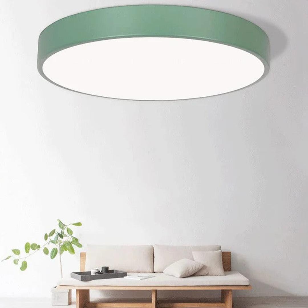 Rund LED Loftlampe I Moderne Indretningsdesign
