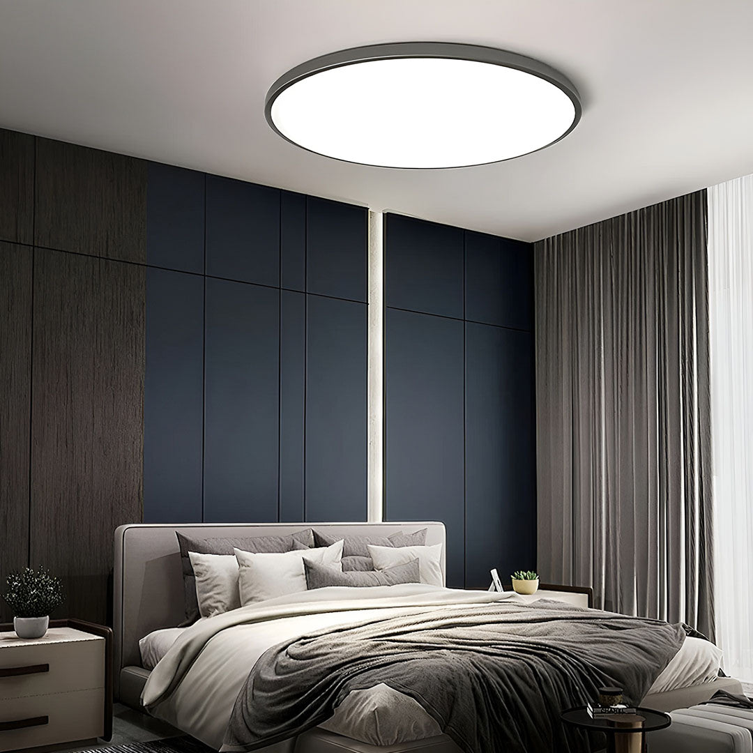 Minimalistisk LED Loftlampe I Elegant Indretningsdesign