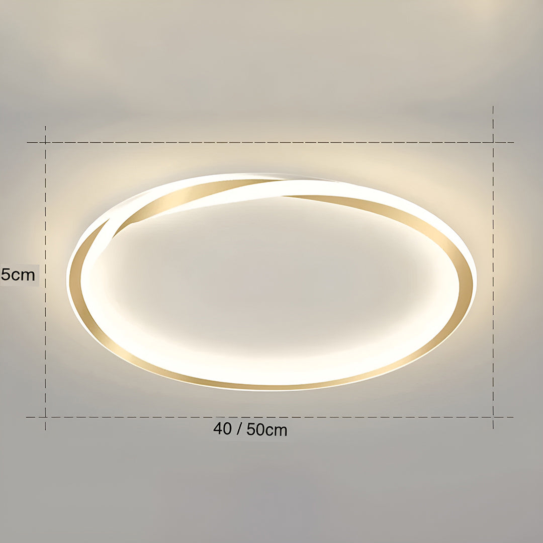 Minimalistisk LED Loftlampe Til Moderne Rum