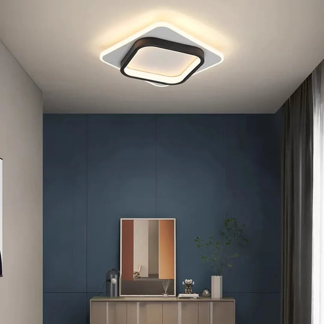 Moderne Firkantet LED Loftlampe