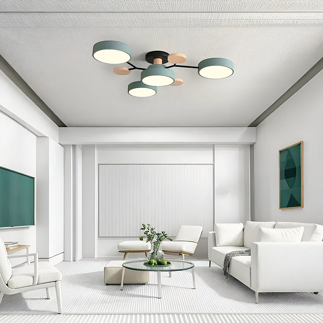 Moderne LED Loftlysekrone Til Luksusinteriører