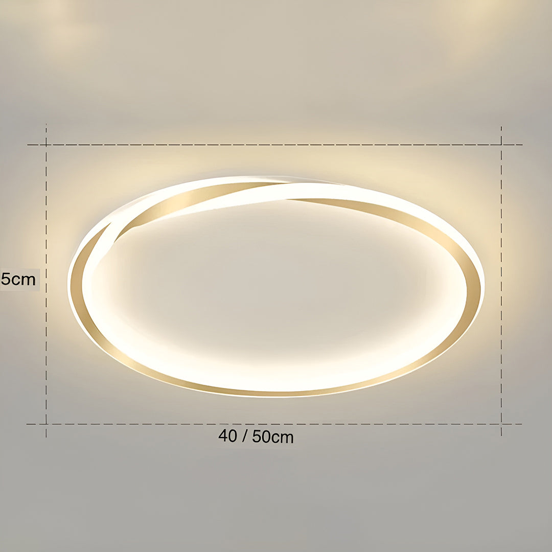 Minimalistisk LED Loftlampe Til Moderne Rum