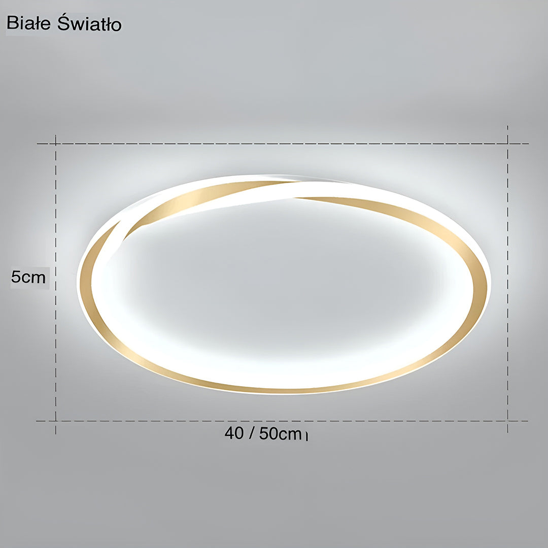 Minimalistisk LED Loftlampe Til Moderne Rum