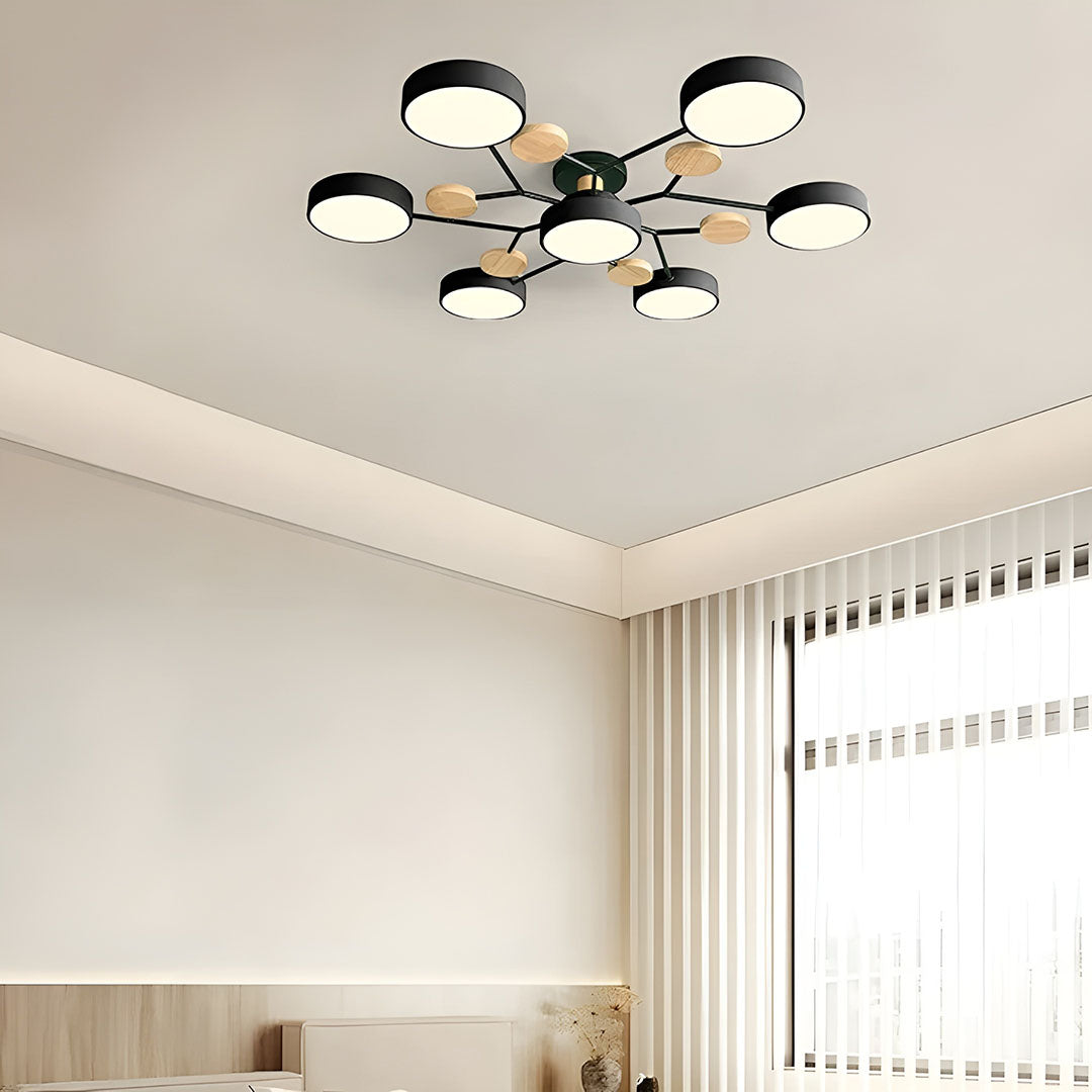 Moderne LED Loftlysekrone Til Luksusinteriører