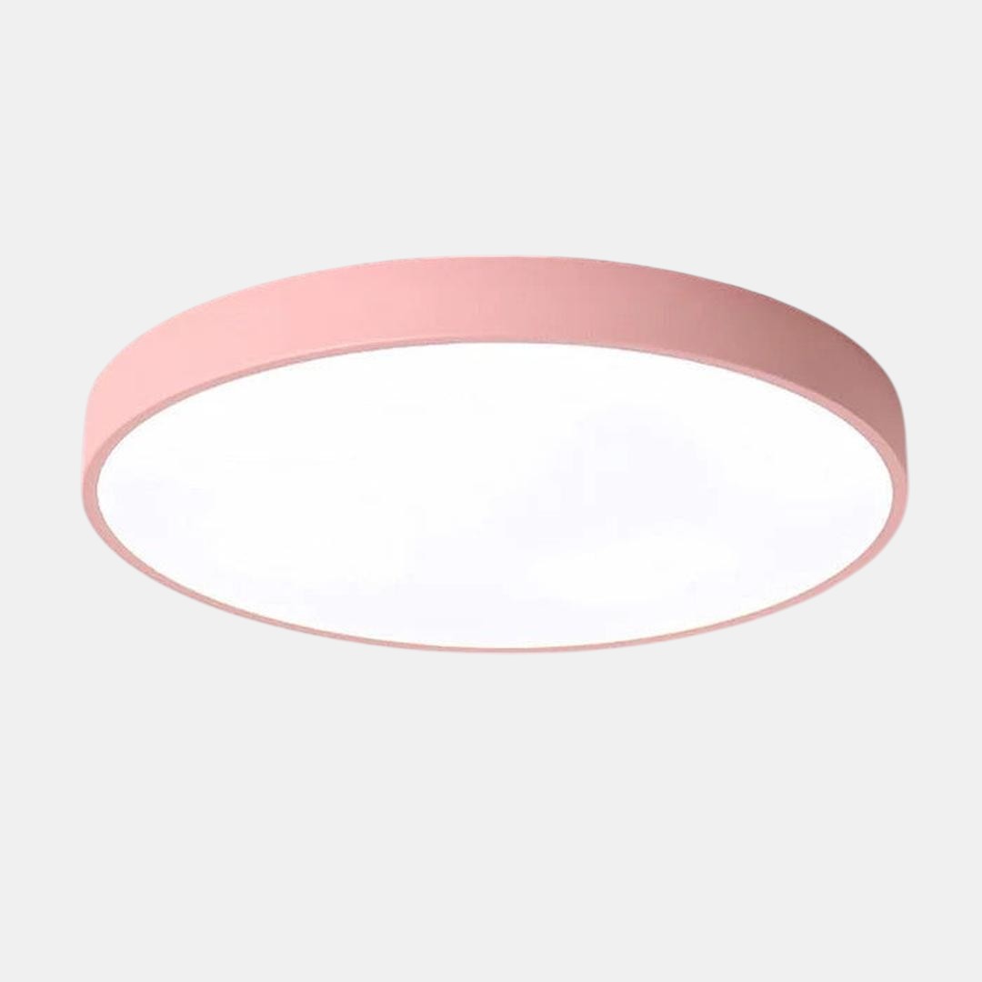Rund LED Loftlampe I Moderne Indretningsdesign
