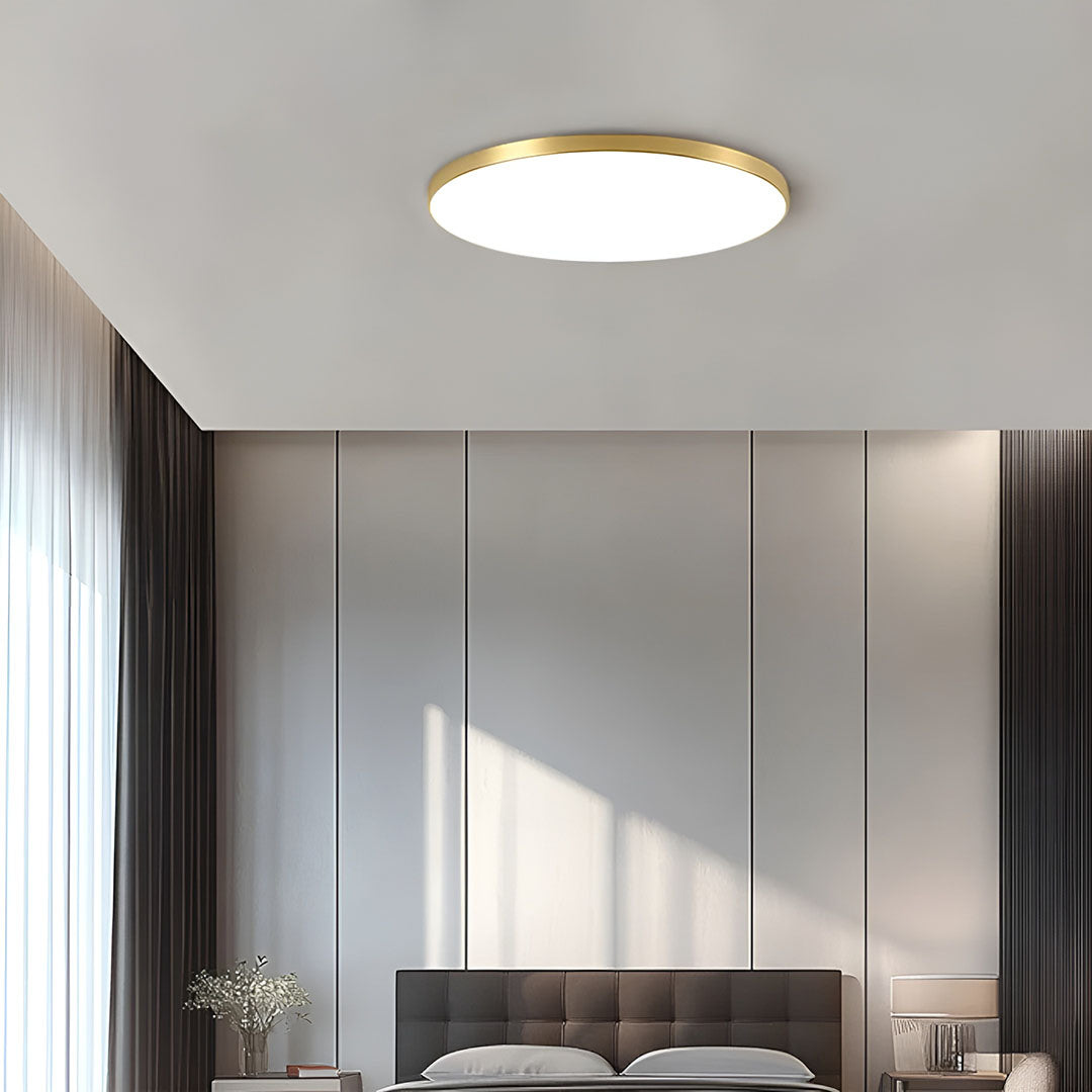 Minimalistisk LED Loftlampe I Elegant Indretningsdesign
