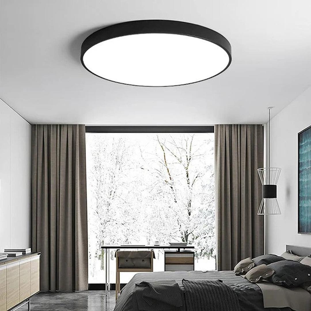Rund LED Loftlampe I Moderne Indretningsdesign
