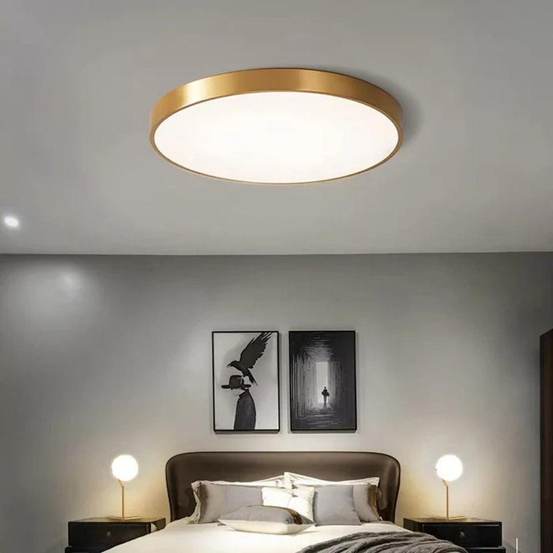 Rund LED Loftlampe I Moderne Indretningsdesign