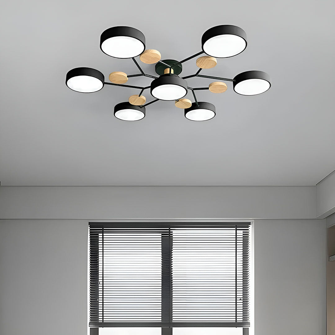 Moderne LED Loftlysekrone Til Luksusinteriører