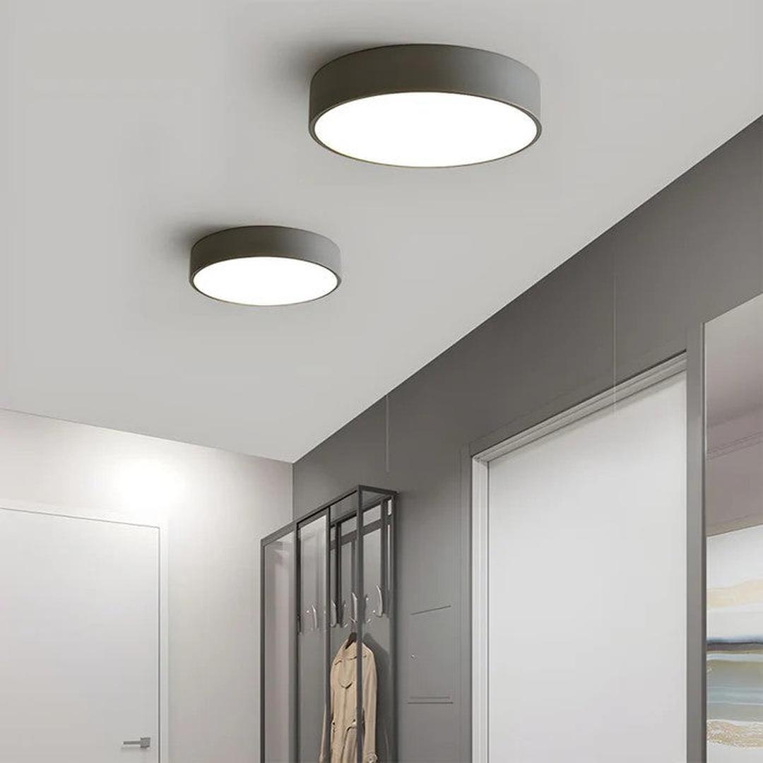 Rund LED Loftlampe I Moderne Indretningsdesign