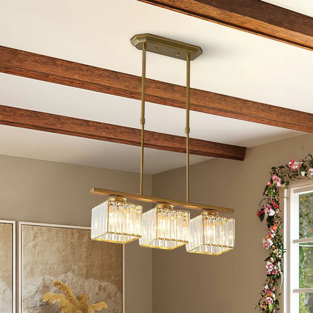 Skandinavisk Glas Pendellampe Til Køkken Og Spisestue