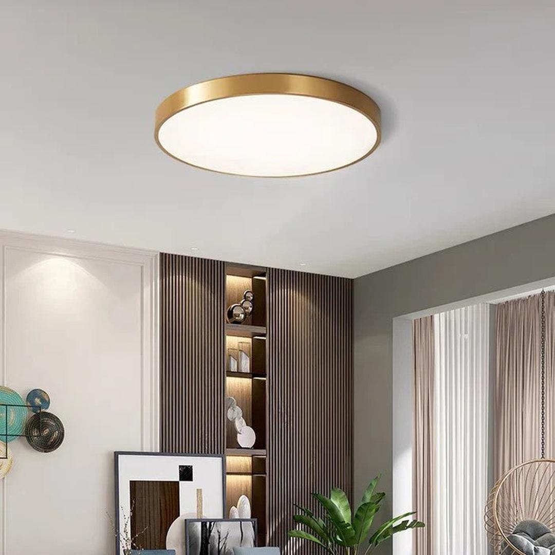 Rund LED Loftlampe I Moderne Indretningsdesign