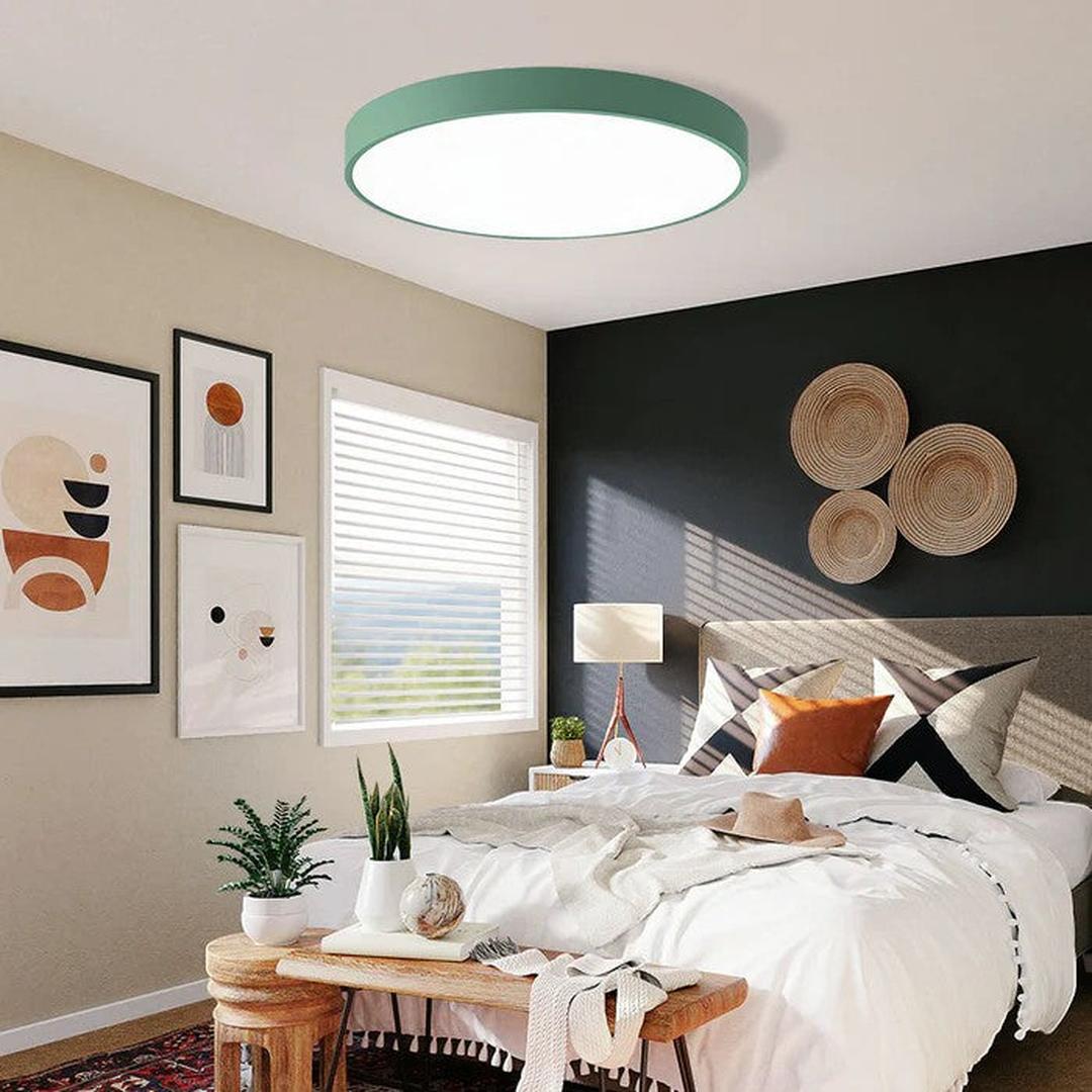 Rund LED Loftlampe I Moderne Indretningsdesign