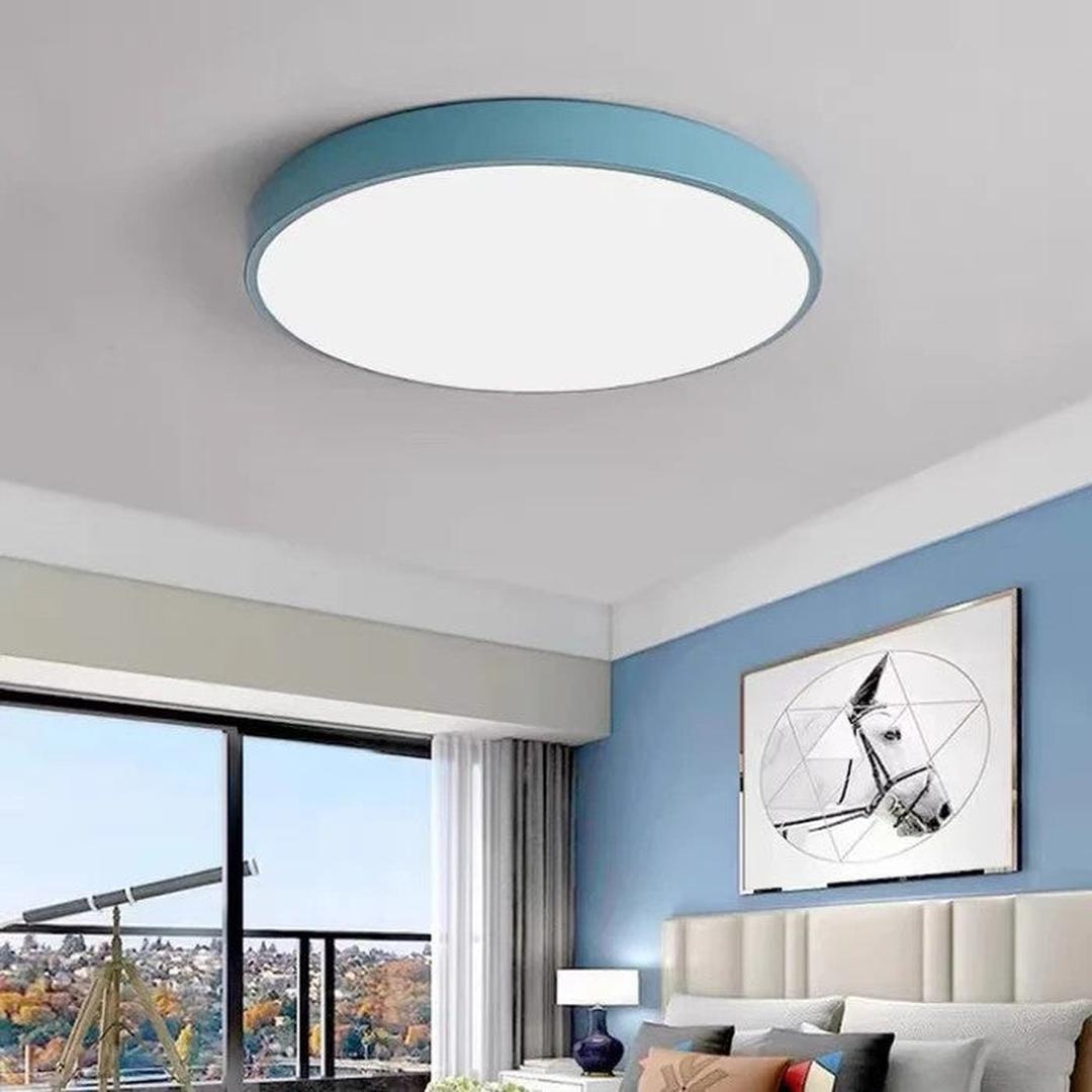 Rund LED Loftlampe I Moderne Indretningsdesign