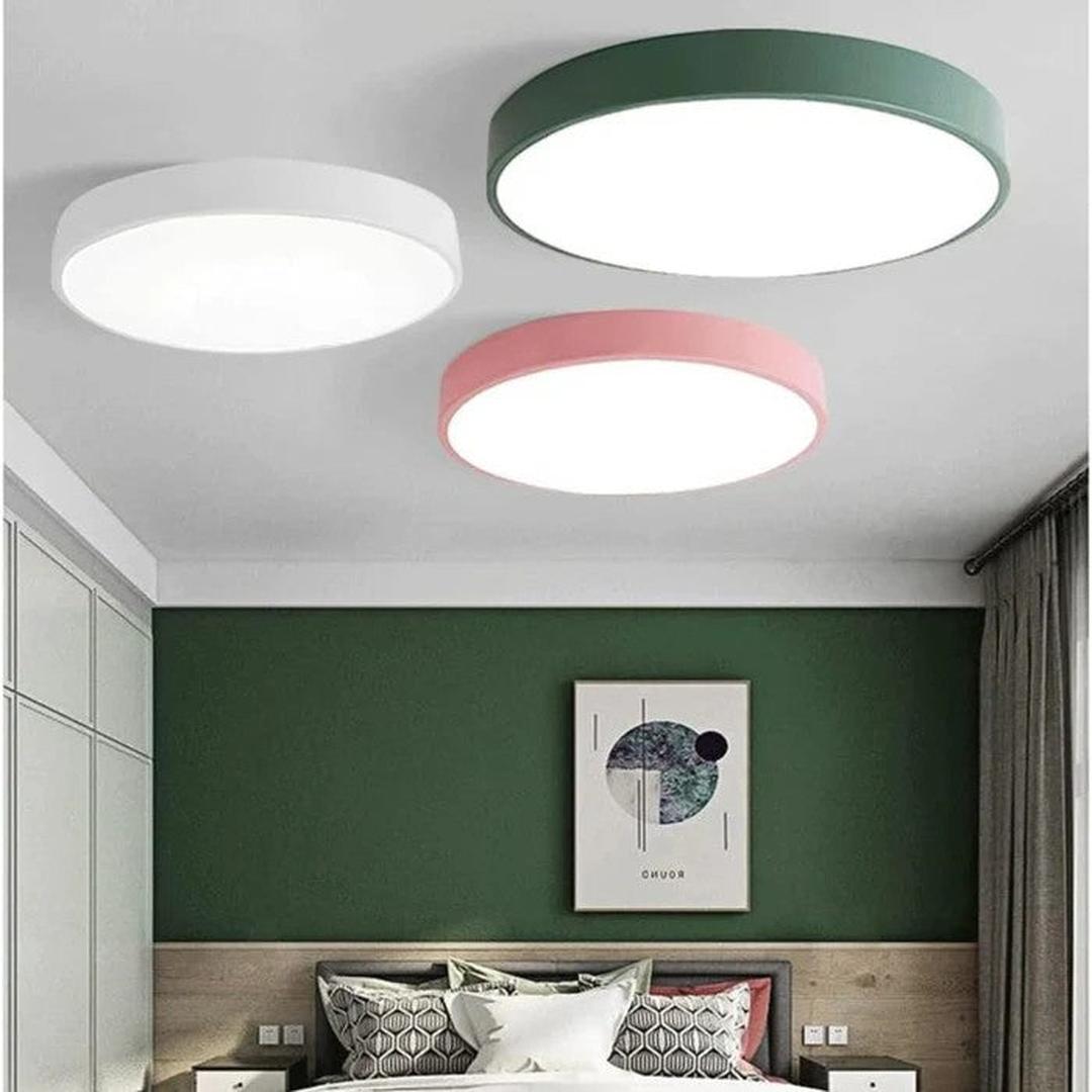 Rund LED Loftlampe I Moderne Indretningsdesign