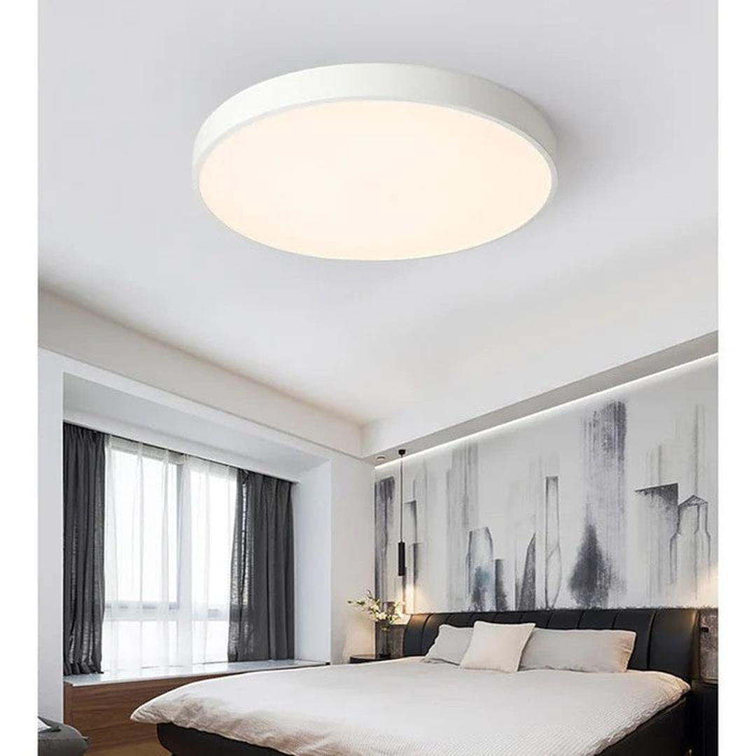 Rund LED Loftlampe I Moderne Indretningsdesign