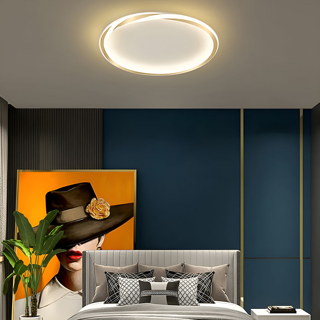 Minimalistisk LED Loftlampe Til Moderne Rum