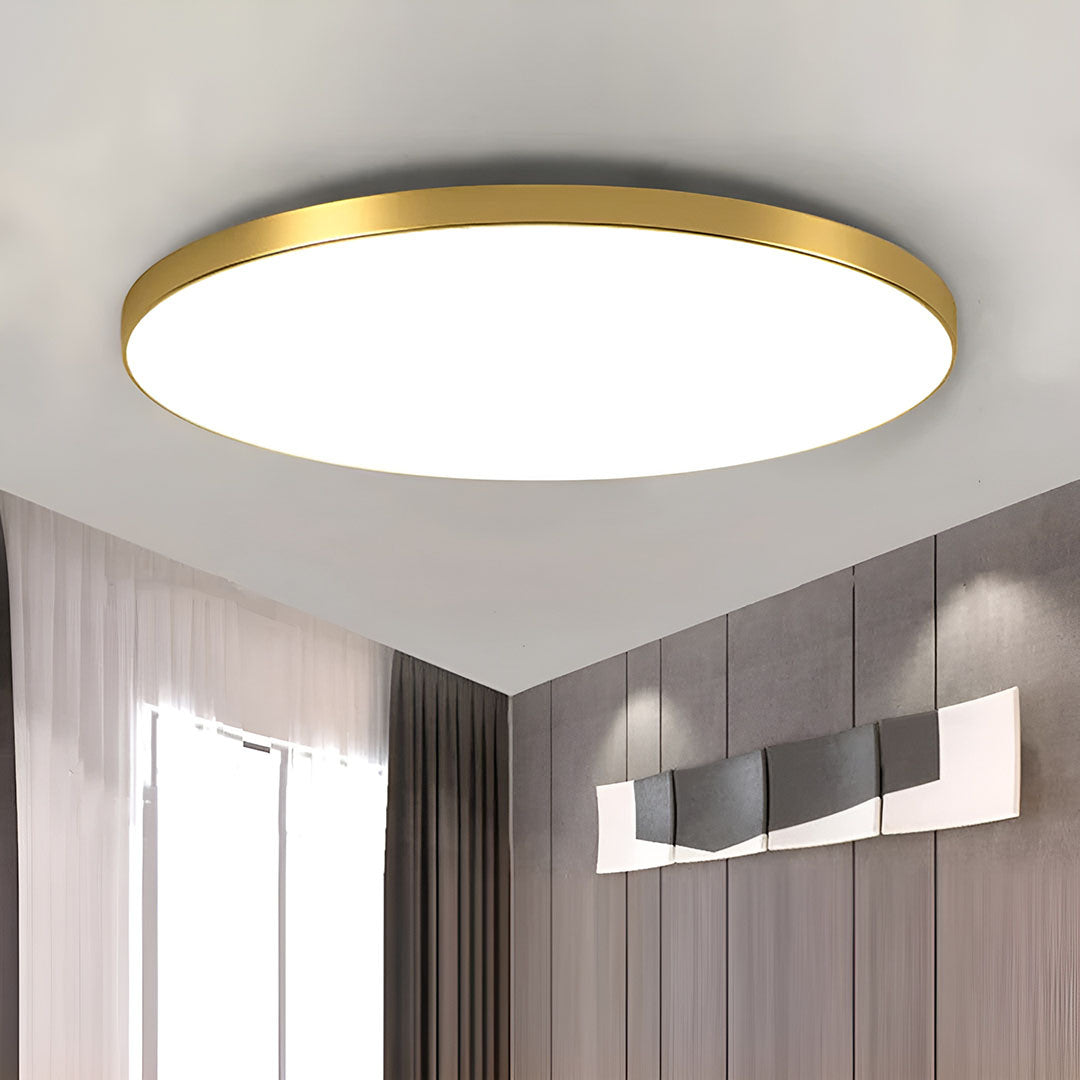 Minimalistisk LED Loftlampe I Elegant Indretningsdesign