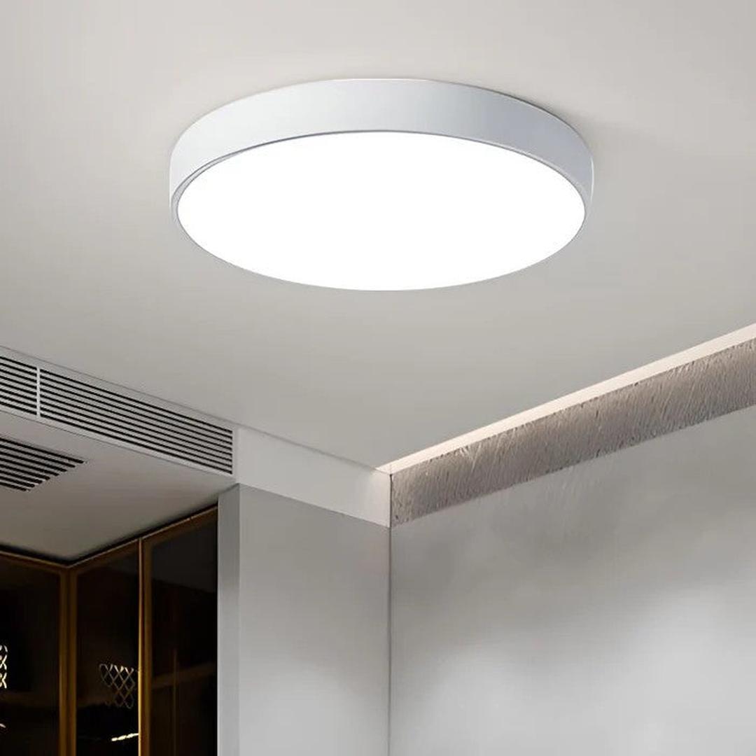 Rund LED Loftlampe I Moderne Indretningsdesign