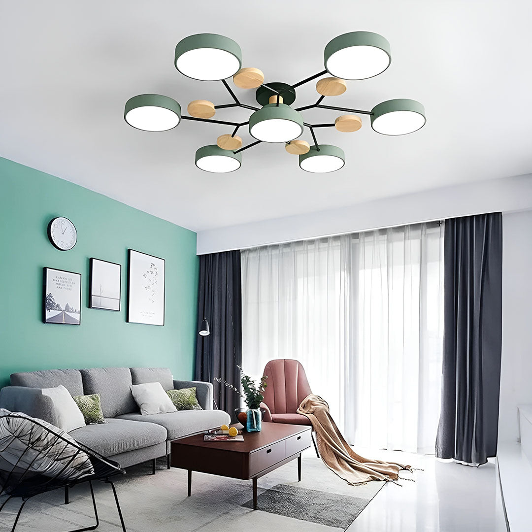 Moderne LED Loftlysekrone Til Luksusinteriører